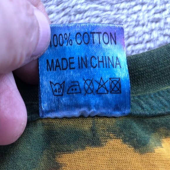 Bob Marley Men's T-Shirt Medium Tie-Dye Short Sleeve Hippie Casual - Picture 5 of 9